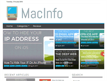 Tablet Screenshot of macinfo.us